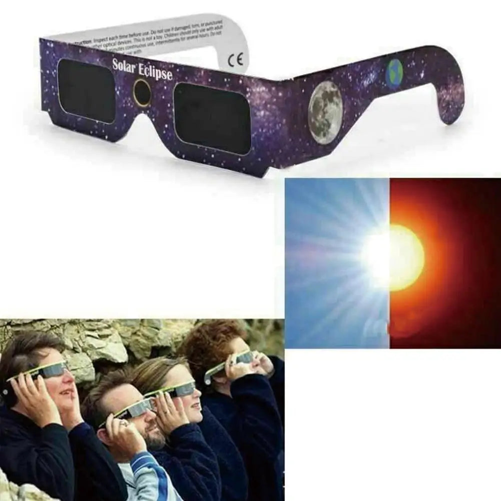 10pcs Solar Eclipse Glasses | 3D Outdoor Eclipse Anti-uv Viewing Glasses Sale